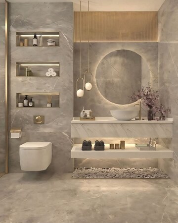 Bathroom in 2 BHK Apartment at Palam – for Sale
