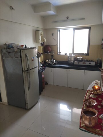 Kitchen in 1 BHK Apartment at Sanghvi Evana, Worli – for Rent