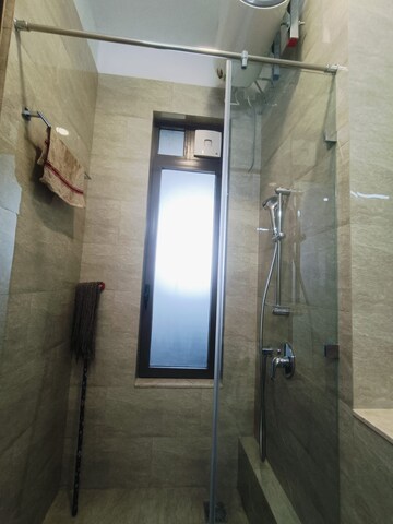 Bathroom in 3 BHK Apartment at Adani Ten BKC, Bandra East – for Rent