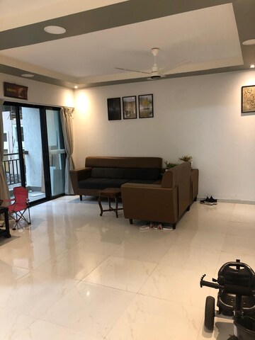 Living Room in 3 BHK Apartment at Runwal Gardens, Dombivli East – for Rent