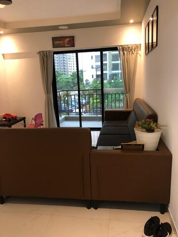 Living Room in 3 BHK Apartment at Runwal Gardens, Dombivli East – for Rent