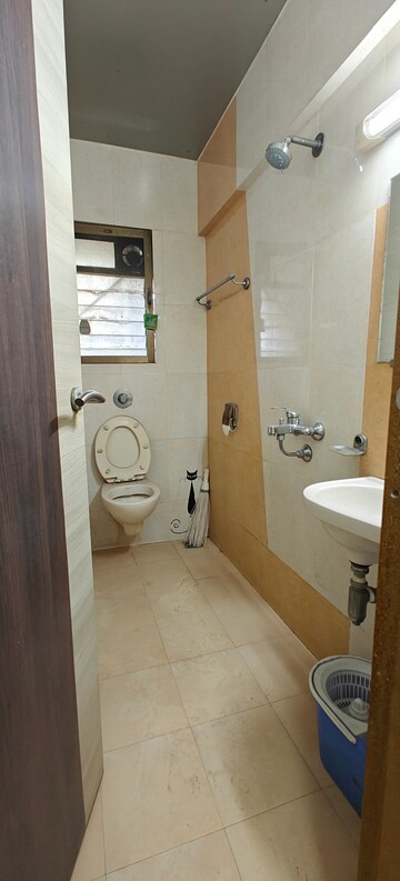 Bathroom in 2 BHK Apartment at Panch Mahal, Powai – for Rent