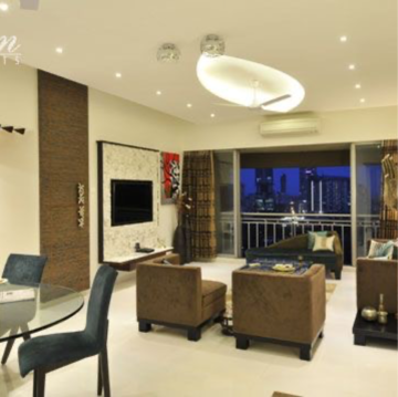 Living Room in 4 BHK Apartment at K Raheja Artesia, Century Bazar – for Rent