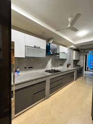Kitchen in 2 BHK Builder Floor at Ansal Sushant Lok I, Sector 43 – for Rent