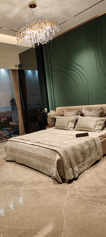 Bedroom in 2 BHK Apartment at Chandak Cornerstone, Worli – for Rent