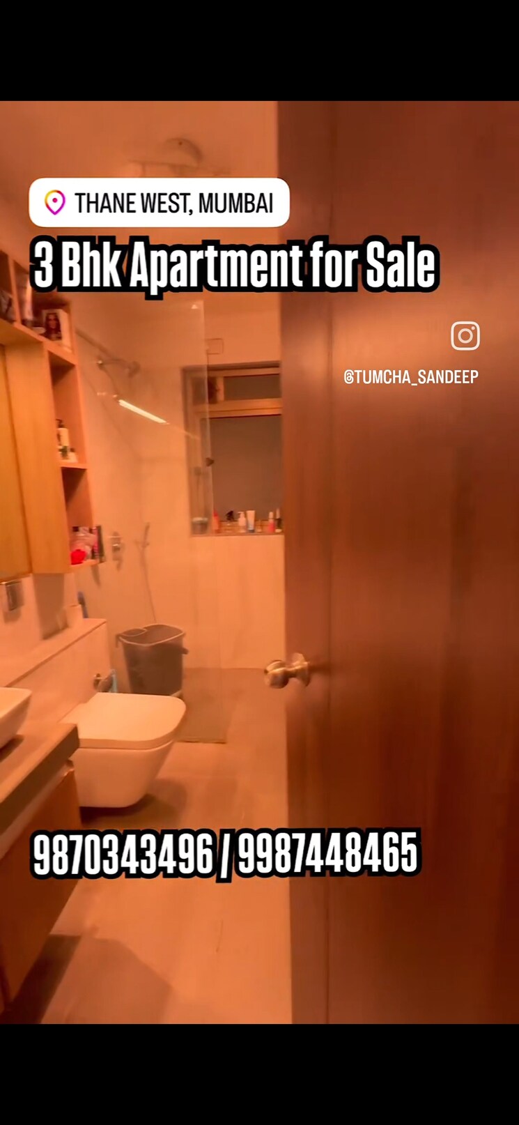 Bathroom, neelkanth-greens 3 Bedroom 1026 Sq.Ft. Apartment In Manpada Thane 8287520