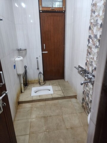 Bathroom in 3 BHK Builder Floor at Jankipuram – for Rent