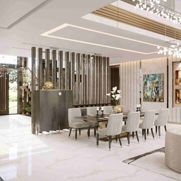 Living Room in 3.5 BHK Apartment at DLF The Ultima, Sector 81 – for Rent