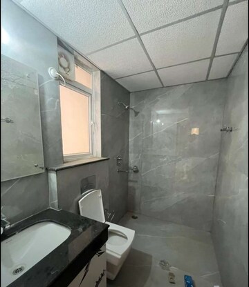 Bathroom in 3 BHK Apartment at Rishita Manhattan, Gomti Nagar – for Rent