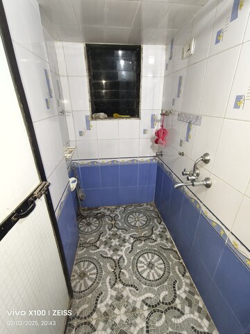 Bathroom in 1 BHK Apartment at Vimal Gauri Apartment, Parsik Nagar – for Rent