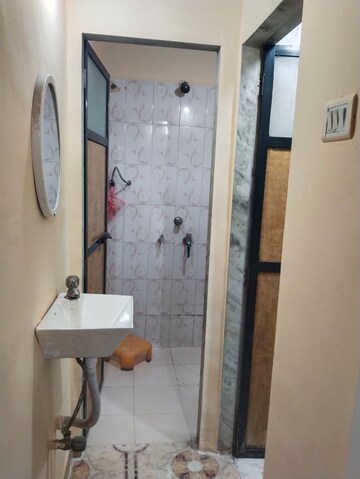 Bathroom in 1 BHK Apartment at Vijay CHS Khanda Colony, Khanda Colony – for Rent