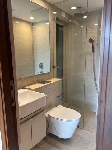 Bathroom in 2 BHK Apartment at Castle Rock, Powai – for Rent
