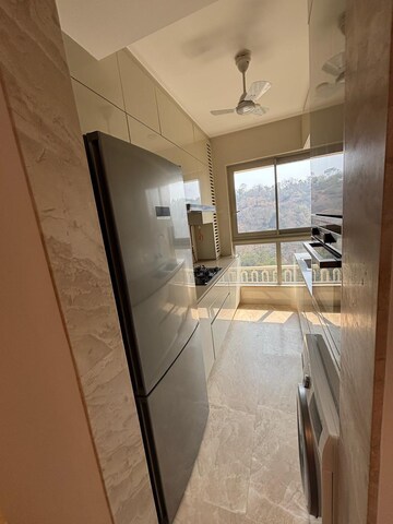 Kitchen in 2 BHK Apartment at Castle Rock, Powai – for Rent