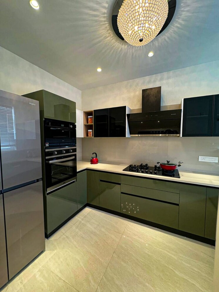 Kitchen, northview-homez 3 Bedroom 1910 Sq.Ft. Apartment In Ambala Highway Zirakpur 8288173