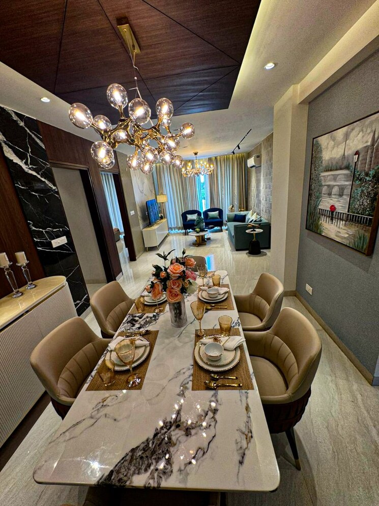 Living Room, northview-homez 3 Bedroom 1910 Sq.Ft. Apartment In Ambala Highway Zirakpur 8288173