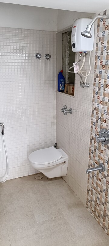 Bathroom in 1 BHK Apartment at PNK Imperial Heights, Mira Road – for Rent