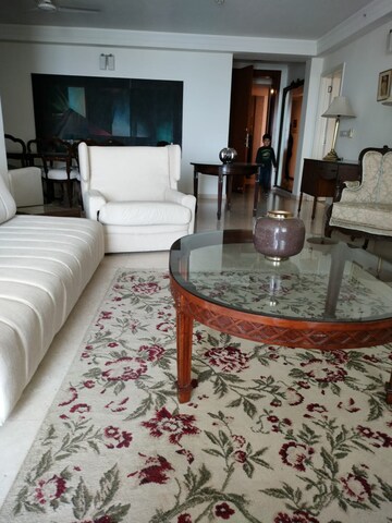 Living Room in 3 BHK Apartment at DLF Park Place, Sector 54 – for Rent