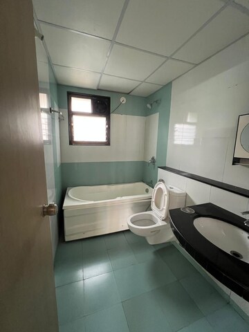 Bathroom in 2 BHK Apartment at Paranjape Blue Ridge, Hinjewadi – for Rent