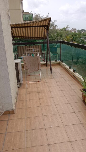 Balcony in 2 BHK Apartment at Konark Splendour, Kalyani Nagar – for Rent