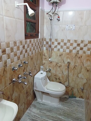 Bathroom in 3 BHK Independent House at RWA Apartments Sector 52, Sector 52 – for Rent