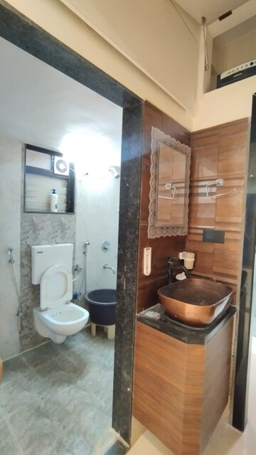 Bathroom in 2 BHK Apartment at Triveni Dynamic Ultima Bliss, Kalyan West – for Rent