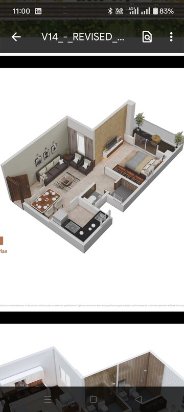 1 BHK Apartment For Resale in VTP Leonara Mahalunge Pune  8288586