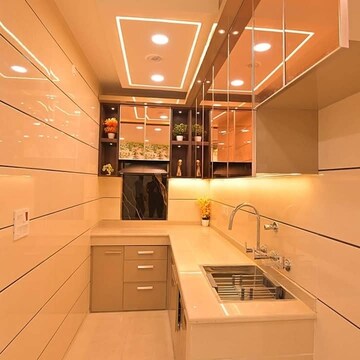 Kitchen in 1 RK Builder Floor at Igi Airport Area – for Sale