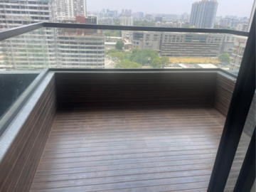 Balcony in 2 BHK Apartment at Kumar Prospera Hadapsar, Amanora Park Town – for Sale