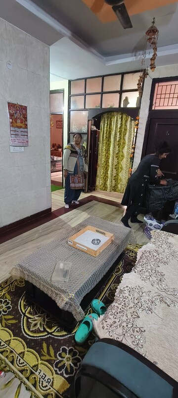 Living Room in 2 BHK Builder Floor at Rohini Sector 25 – for Sale