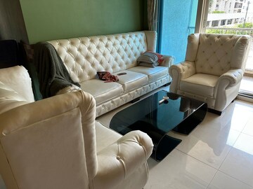 Living Room in 2 BHK Apartment at Kesar Exotica, Kharghar Sector 10 – for Rent