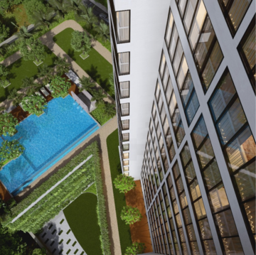 Balcony in 2 BHK Apartment at Dynamix Divum, Riddhi Gardens – for Sale