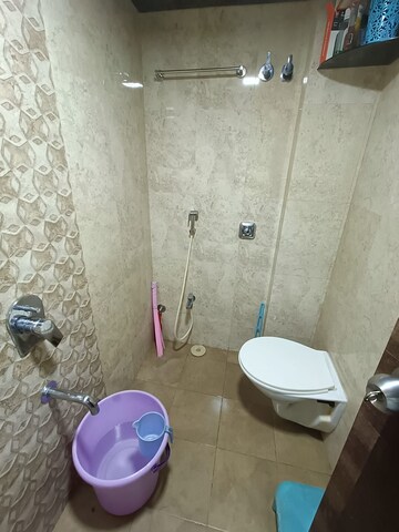 Bathroom in 2 BHK Apartment at CGEWHO Kendriya Vihar , Kharghar – for Rent