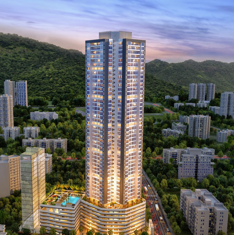 Exterior View, dynamix-divum 2 Bedroom 757 Sq.Ft. Apartment In Riddhi Gardens Mumbai 8288888
