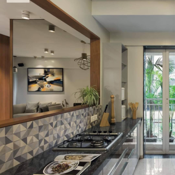 Kitchen in 2 BHK Apartment at Dynamix Divum, Riddhi Gardens – for Sale