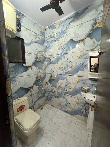 Bathroom in 3 BHK Builder Floor at Niti Khand – for Rent
