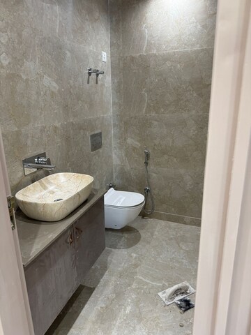 Bathroom in 3 BHK Builder Floor at Paschim Vihar – for Rent