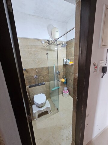 Bathroom in 2 BHK Apartment at Naren Bliss Phase II, Hadapsar – for Rent
