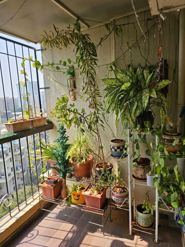 Balcony in 2 BHK Apartment at Naren Bliss Phase II, Hadapsar – for Rent