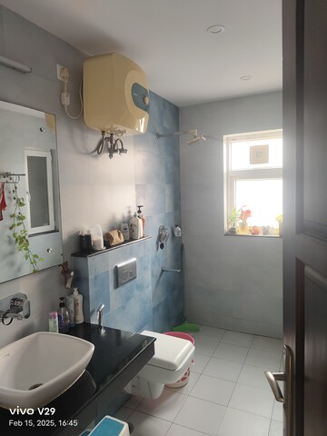 Attached Bathroom in 3 BHK Apartment at Tata Raheja Raisina Residency, Sector 59 – for Rent