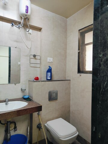 Attached Bathroom in 2 BHK Apartment at Shree Krishna Udaya Bhuvan, Chembur – for Rent