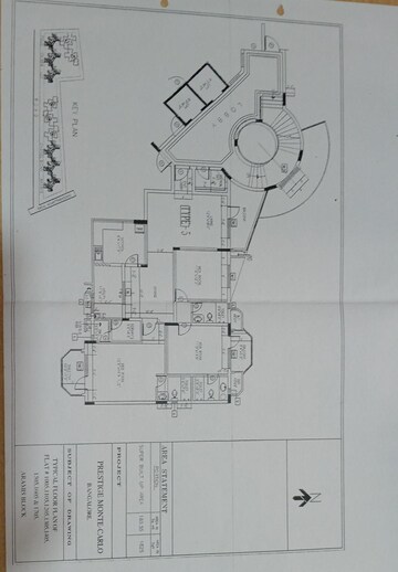 3 BHK Apartment – Map Location View at Prestige Monte Carlo, Yelahanka - for Sale