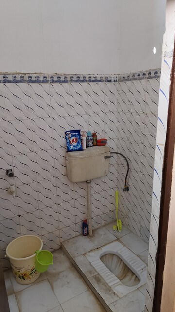 Bathroom in 1 RK Independent House at Sukh Complex, Indira Nagar – for Rent