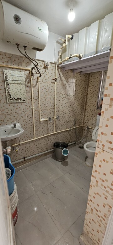 Bathroom in 1 BHK Apartment at Royal Palms Ruby Isle Apartment, Goregaon East – for Rent