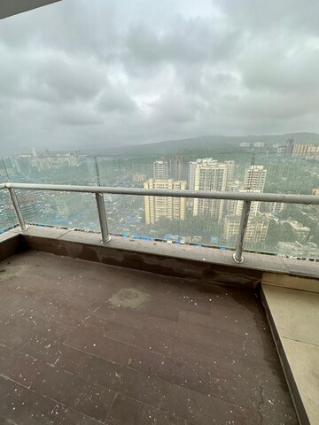 Balcony in 3 BHK Apartment at Omkar Alta Monte, Malad East – for Rent