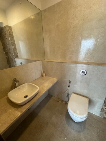 Bathroom in 3 BHK Apartment at Omkar Alta Monte, Malad East – for Rent