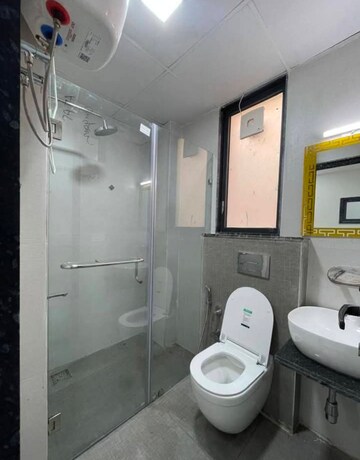 Bathroom in 1 BHK Builder Floor at Saket – for Rent