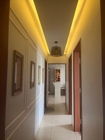 Corridor in 2.5 BHK Apartment at Bhartiya Nikoo Homes Phase 2, Thanisandra Main Road – for Rent