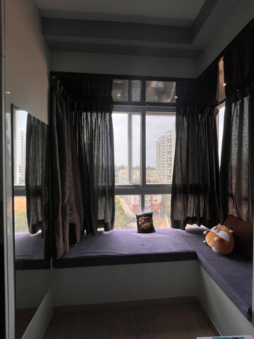 Bedroom in 2.5 BHK Apartment at Bhartiya Nikoo Homes Phase 2, Thanisandra Main Road – for Rent