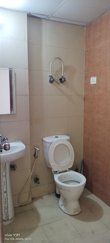 Bathroom in 3 BHK Apartment at Mahagun Mywoods, Sector 16c Greater Noida – for Rent