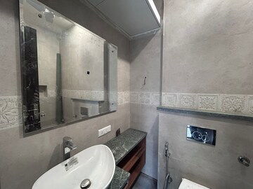 Bathroom in 3 BHK Builder Floor at Ansal Sushant Lok I, Sector 43 – for Rent